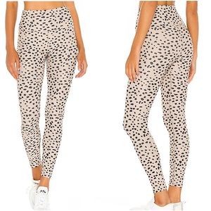 Beach Riot Ayla Spotted Ribbed High Waist Leggings